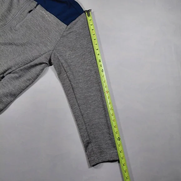 Orvis Full Zip Jacket Heather Gray Blue Bonded Mesh Classic Collection Mens XL - Picture 9 of 9